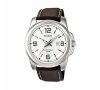 CASIO COLLECTION Orologio Analogico al Quarzo Uomo con Cinturino in Pelle MTP-1314PL-7AVEF