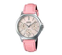 Casio Collection Mod. Lady Casio LTP-V300L-4AUDF Women's Watch - Pink Dial, Pink Leather Strap