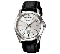 Casio Collection, Orologio Elegante Uomo, Bianco (White), medio