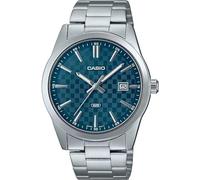 Casio Acciaio Inossidabile Quadrante Blu Al Quarzo MTP-VD03D-2A2 Orologio Uomo