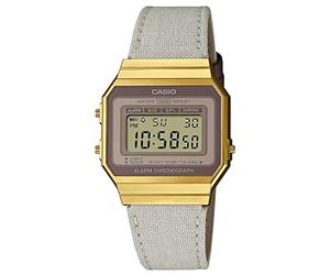 Casio Collection Vintage Orologio Digitale Unisex con Cinturino in Tessuto