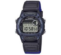 CASIO Collection W-220HF-2A Orologio Digitale Cassa Resina Bio Bracciale Tela