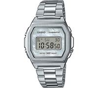 Casio Collection Womens Digital Watch with Stainless Steel Strap