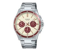 Casio Placcato Ionico Acciaio Inossidabile MTP-1374D-5A2V 50M Orologio da Uomo