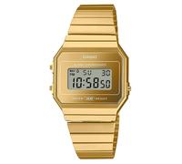 Casio Cronografo Vintage Con Sveglia Digitale Serie A700 - Oro A700WEVG-9AEF