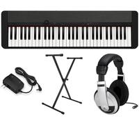 Casio CT-S1 Premium Keyboard Pack with Stand, AC Adapter and Headphones, Black