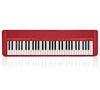 Casio Casiotone CT-S1RD Piano-tastiera con 61 tasti sensibili al tocco, 61 suoni, rossa