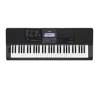 Casio CT-X800 Tastiera con 61 tasti sensibili al tocco, 600 suoni, 195 ritmi di accompagnamento e pitch wheel, nera