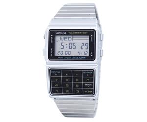 Casio Digital Stainless Steel Data Bank Multi-Lingual DBC-611-1DF Men's Watch