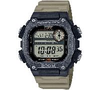 Casio DW-291HX-5AVDF Men's Digital Watch - Olive Green Resin Band, 200M Water Resistance