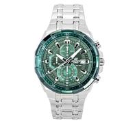 Casio Edifice Analog Stainless Steel Green Dial EFR-539DE-3AV 100M Mens Watch