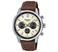 Casio edifice Cronografo Orologio Uomo Con Cinturino IN Pelle EFR-575L-7AEF