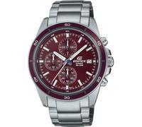 Casio Edifice EFR-526D-5CVUDF - Orologio analogico da uomo con quadrante rosso, rosso