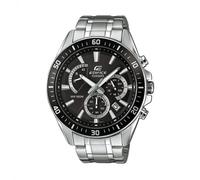 Casio Edifice EFR-552D-1AVUEF Men's Chronograph Watch - Black Dial, Stainless Steel Bracelet