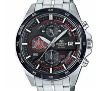 Casio Edifice EFR-556DB-1AVUEF Men's Chronograph Watch - Black Dial, Stainless Steel Bracelet