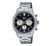 Casio Edifice EFR-575D-1AEF Men's Chronograph Watch - Stainless Steel, Black Dial