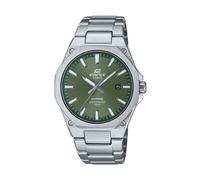 Casio Edifice EFR-S108D-3AVUEF Men's Analog Watch - 44.8mm Green Dial, Stainless Steel Bracelet