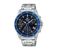 Casio Edifice EFV-540D-1A2VUEF Men's Chronograph Watch, Black Dial, Stainless Steel Band