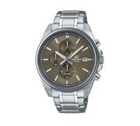 Casio Edifice EFV-610D-5CVUEF Men's Stainless Steel Chronograph Watch with Brown Dial