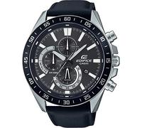 Casio Edifice EFV-620L-1AVUEF Men's Chronograph Watch with Black Leather Strap