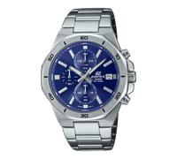Casio Edifice EFV-640D-2BVUDF Men's Chronograph Watch - Blue Dial, Stainless Steel Bracelet