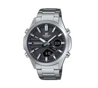 Casio Edifice EFV-C120D-1AEF Men's Analog-Digital Watch, Black Dial, Stainless Steel Band