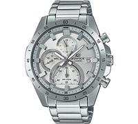 Casio Edifice Orologio da polso al quarzo da uomo con cinturino in acciaio inossidabile, argento, Bracciale
