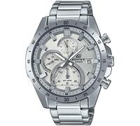 Casio Edifice Orologio da polso al quarzo da uomo con cinturino in acciaio inossidabile, argento, Bracciale