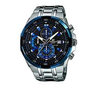 Casio EDIFICE Orologio, Robusta Cassa, 10 BAR, Uomo con Cinturino in Acciaio Inox