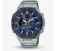 Casio Edifice Uomo Cronografo Blu Doppio Display Quadrante ECB-950DB-2AEF