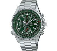 Casio EF-527D-3AVUEF Edifice 44mm Chronograph Quarzo Unisex Verde Argento 10 ATM