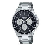 Casio Placcato Ionico Acciaio Inossidabile MTP-1374D-1A3V 50M Orologio da Uomo