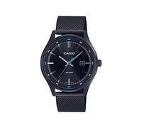 Casio Enticer MTP-E710MB-1AVDF - Orologio analogico da uomo, quadrante nero, nero