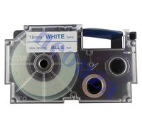 Casio Europe XR-18web1 nastro 18 mm blu su bianco