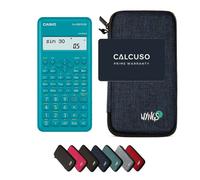Casio fx-220 Plus 2nd edition con Custodia Protettiva WYNGS inclusa Blu - Calcolatrice Scientifica - Pacchetto Base