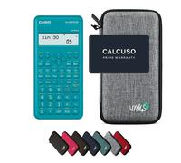 Casio fx-220 Plus 2nd edition con Custodia Protettiva WYNGS inclusa Grigio Chiaro - Calcolatrice Scientifica - Pacchetto Base