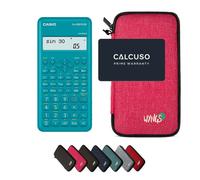 Casio fx-220 Plus 2nd edition con Custodia Protettiva WYNGS inclusa Rosa - Calcolatrice Scientifica - Pacchetto Base