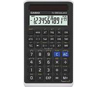 Casio fx-260 Solar II Calcolatrice scientifica | Display a 10 cifre | Frattura e trigonometria | Ideale per scuola media, matematica delle scuole superiori, algebra, trigonometria | Alimentazione
