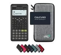Casio fx-570ES Plus 2nd edition con Custodia Protettiva WYNGS inclusa Grigio Chiaro - Calcolatrice Scientifica - Pacchetto Base