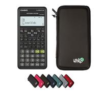 Casio fx-570ES Plus 2nd edition con Custodia Protettiva WYNGS inclusa Nero - Calcolatrice Scientifica - Pacchetto Base