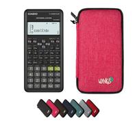 Casio fx-570ES Plus 2nd edition con Custodia Protettiva WYNGS inclusa Rosa - Calcolatrice Scientifica - Pacchetto Base