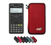 Casio fx-570ES Plus 2nd edition con Custodia Protettiva WYNGS inclusa Rosso - Calcolatrice Scientifica - Pacchetto Base