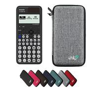 Casio fx-810DE CW ClassWiz con Custodia Protettiva WYNGS inclusa Grigio Chiaro - Calcolatrice Scientifica - Pacchetto Base (Tedesco)