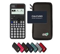 Casio fx-810DE CW ClassWiz con Custodia Protettiva WYNGS inclusa Nero - Calcolatrice Scientifica - Pacchetto Base (Tedesco)