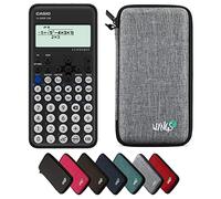 Casio fx-82DE CW ClassWiz con Custodia Protettiva WYNGS inclusa Grigio Chiaro - Calcolatrice Scientifica - Pacchetto Base (Tedesco)