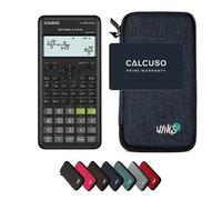 Casio fx-82ES Plus 2nd edition con Custodia Protettiva WYNGS inclusa Blu - Calcolatrice Scientifica - Pacchetto Base