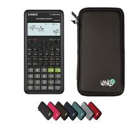 Casio fx-82ES Plus 2nd edition con Custodia Protettiva WYNGS inclusa Nero - Calcolatrice Scientifica - Pacchetto Base