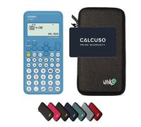 Casio fx-82NL con Custodia Protettiva WYNGS inclusa Grigio Scuro - Calcolatrice Scientifica - Pacchetto Base