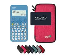 Casio fx-82NL con Custodia Protettiva WYNGS inclusa Rosa - Calcolatrice Scientifica - Pacchetto Base