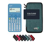 Casio fx-82NL con Custodia Protettiva WYNGS inclusa Turchese - Calcolatrice Scientifica - Pacchetto Base